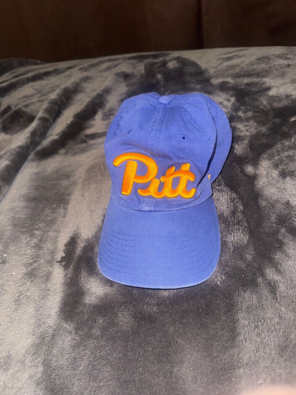 Vintage Pitt Adjustable Blue Baseball Cap Collegiate Licensed Strapback Hat